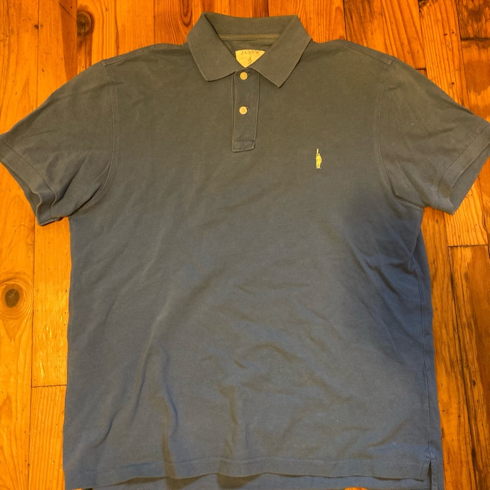 JCrew Blue polo T-Shirt